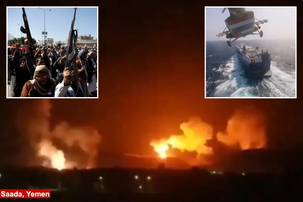 US and Britain launch attacks on Houthi militants in Yemen terrorizing Red Sea shipping