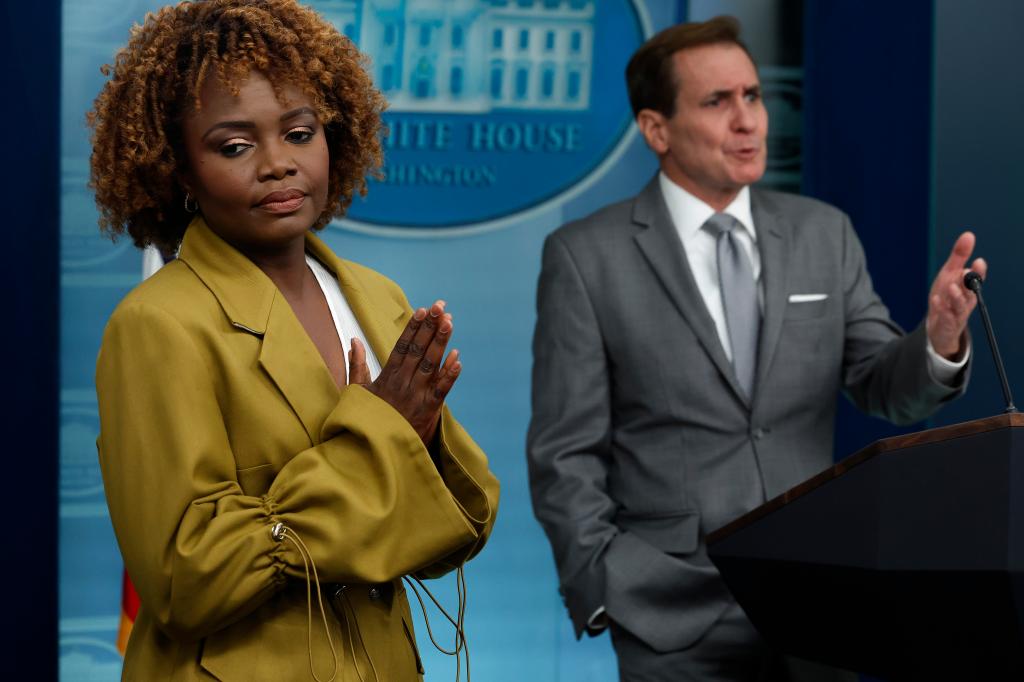 White House is at odds as feud reportedly breaks out between Karine Jean-Pierre and Biden favorite John Kirby
