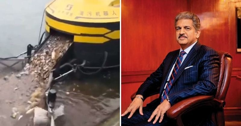 Anand Mahindra impressed with river cleaning robot