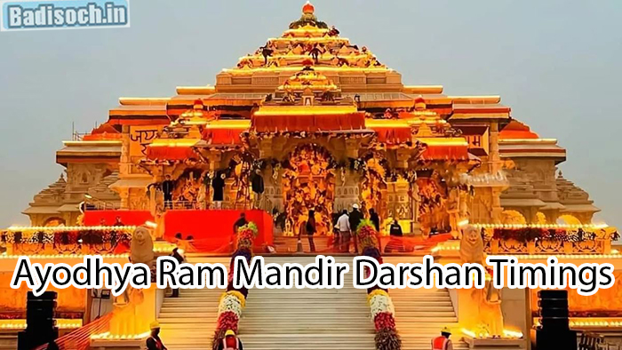 Ayodhya Ram Mandir Darshan Timings – Registration and Booking Procedure