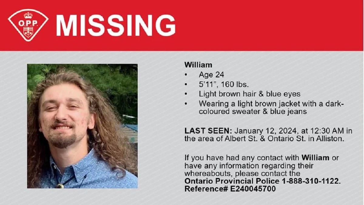 Barrie William Emsley Missing Update 2024