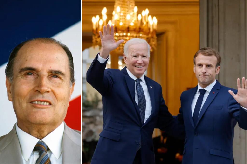 Biden confuses French President Emmanuel Macron with former leader Mitterrand, who died in 1996