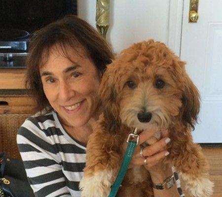 Carol Siskind with her pet