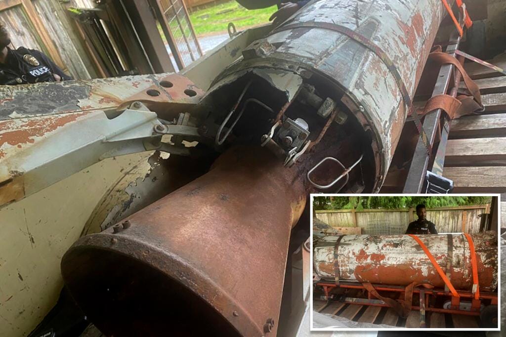 Cold War-era rocket once capable of carrying nuclear warhead found in dead owner's garage