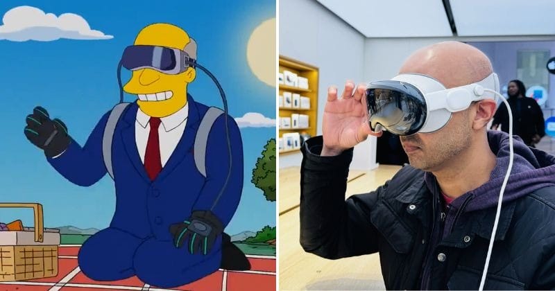 Did The Simpsons also predict Apple Vision Pro?