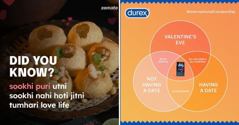 Durex, Zomato and more share clever Valentine's Day wishes