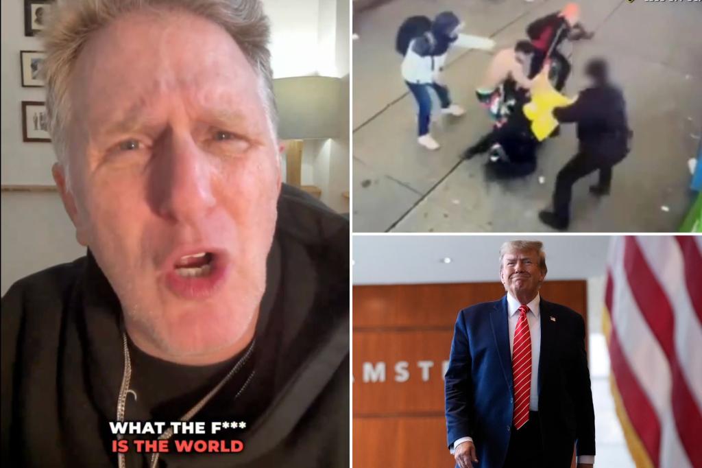 Far-left comedian Michael Rapaport slams 'corpse' Biden, says voting for Trump 'is on the table' after immigrants beat cops in New York