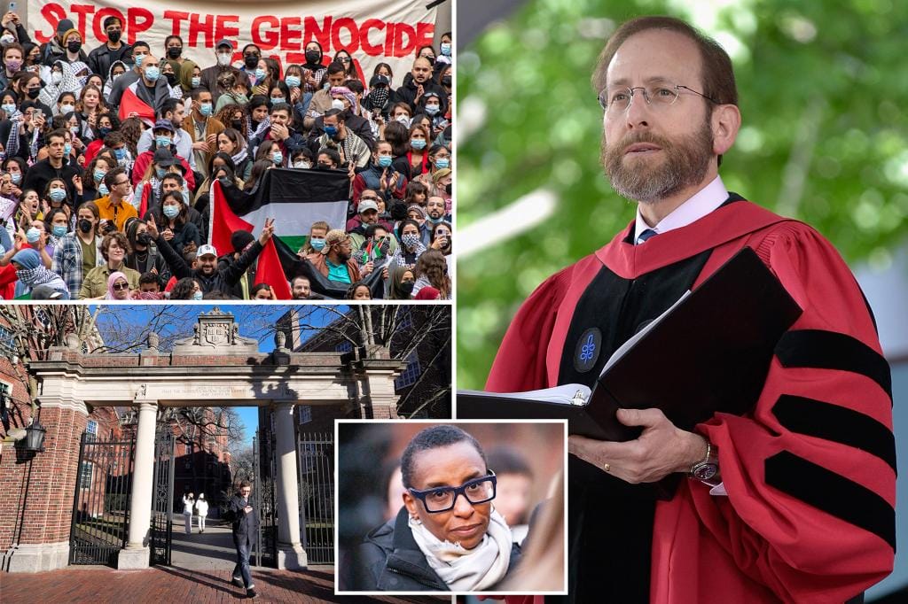 Harvard interim president vows to address 'pernicious' anti-Semitism on campus