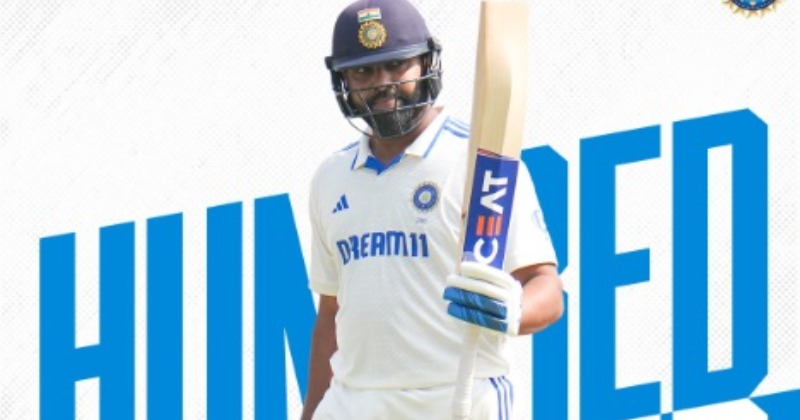 Rohit Sharma criticizes century in India's third Test against England