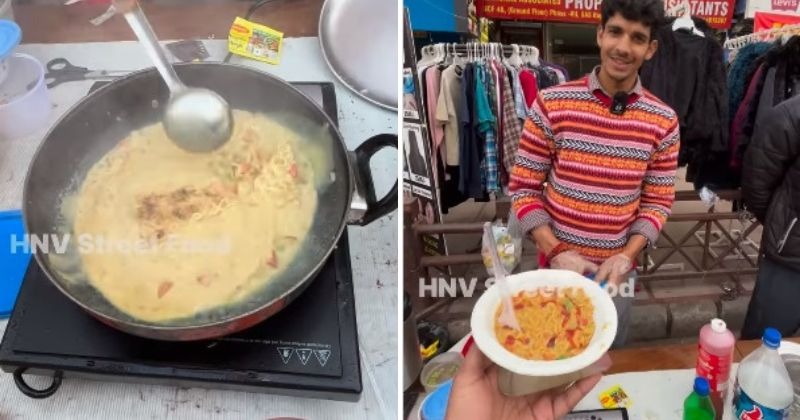 Street vendor's coffee-infused maggi takes center stage