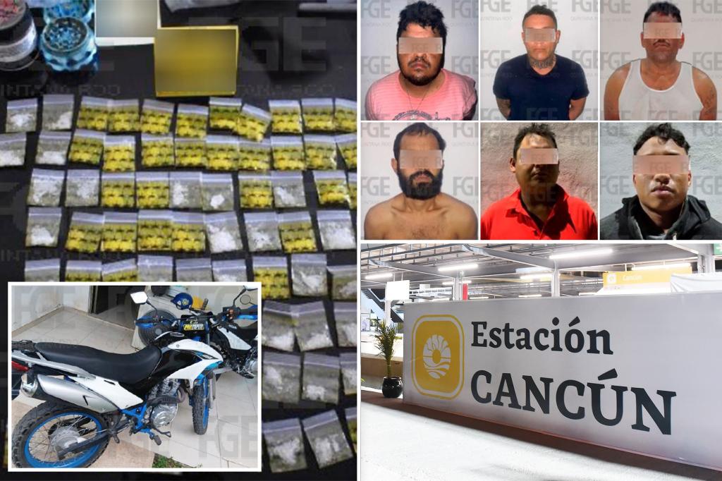 Violent gang members arrested in Cancun after they found bodies crushed with machete