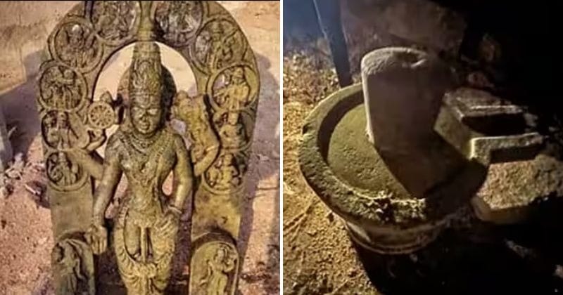 Vishnu idol resembling Ram Lalla found in Krishna river