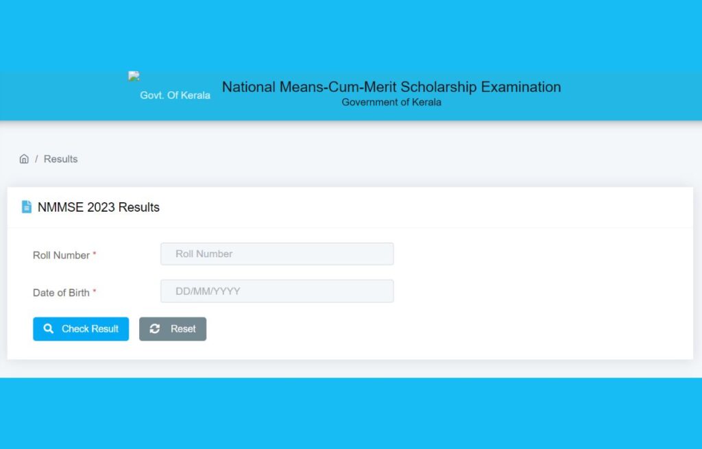 Kerala NMMS Result 2024 declared on nmmse.kerala.gov.in, Download 8th