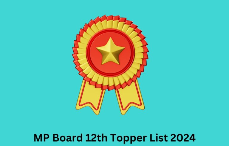 MP Board 12th Topper List 2024