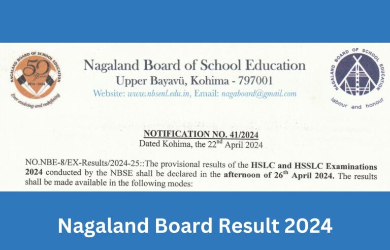 NBSE Result 2024